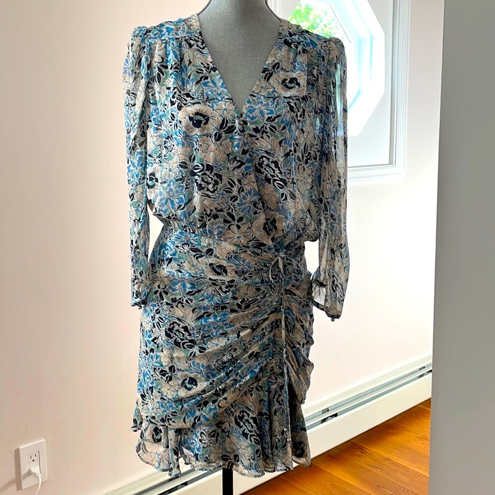 Veronica Beard Dakota Silk floral print